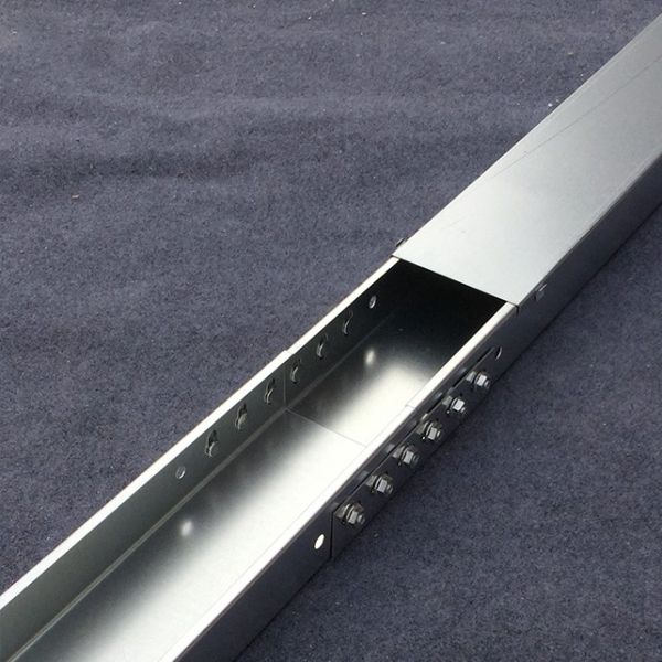 Buy Ftth Steel Cable Duct RoHS Metal Tray Electrical With Cover at wholesale prices