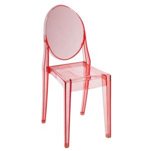 Colourful Pink Chiavari Chairs Polycarbonate Stackable Chiavari Chairs