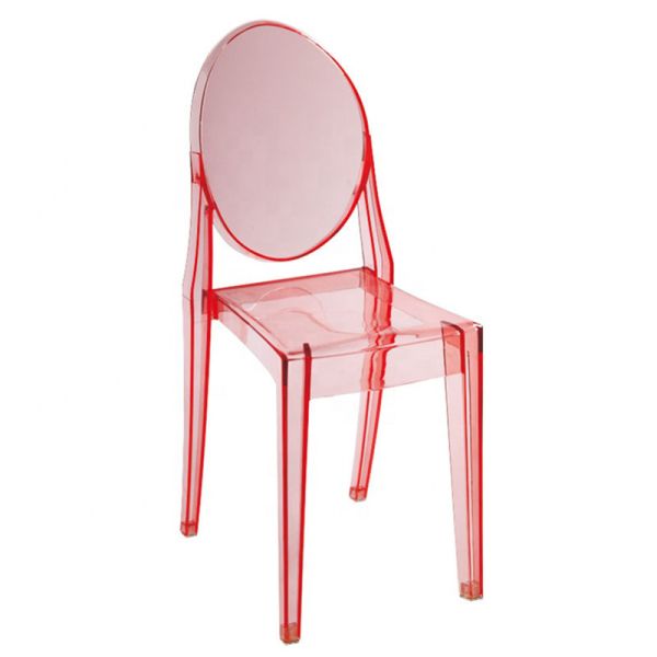 Buy Colourful Pink Chiavari Chairs Polycarbonate Stackable Chiavari Chairs at wholesale prices