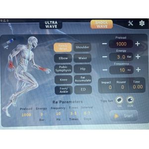 Skin Tightening Shockwave Ultrasound Therapy Machine For Rehabilitation