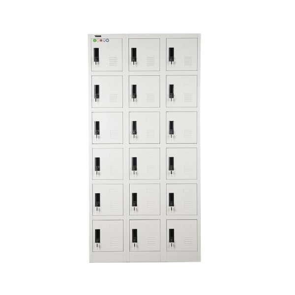 Buy 18 Door Steel Outdoor ISO14001 Lockable Filing Cabinets at wholesale prices