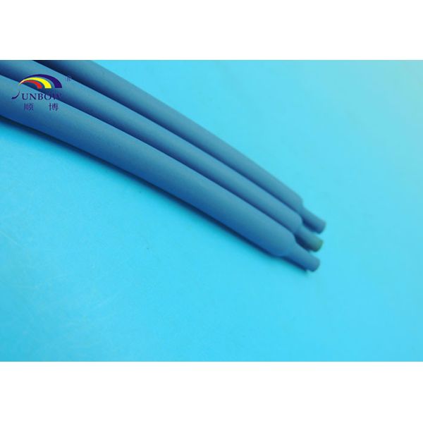 RoHS Flexo Colored Polyolefin Heat Shrink Tubing / Heat Shrink Tube Blue Green