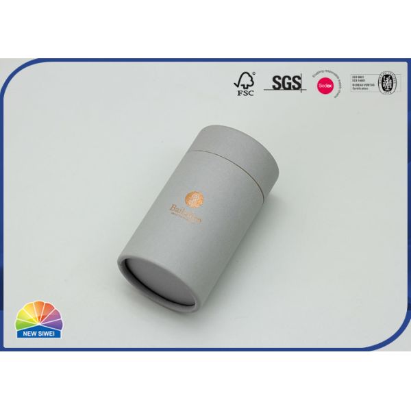 Buy Texture Embossing Paper Tube Custom Cosmetic Packaging Boxes With Lid at wholesale prices