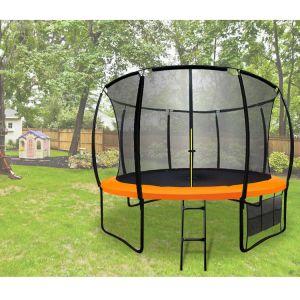 12ft Outdoor Spring Free Professional Trampoline With Enclosures With Safe Net