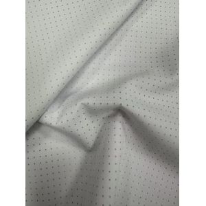 Quality 130GSM 92%P 8%SP 100D+40D*100D+40D 4-way spandex hole fabric for sale
