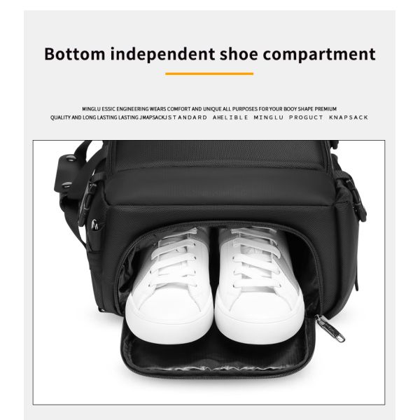 Multifunctional Waterproof Business Backpack Accept Customizable Logo