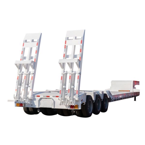 Reliable Three-Line Six-Axle Lowbed Trailer for Large Machinery