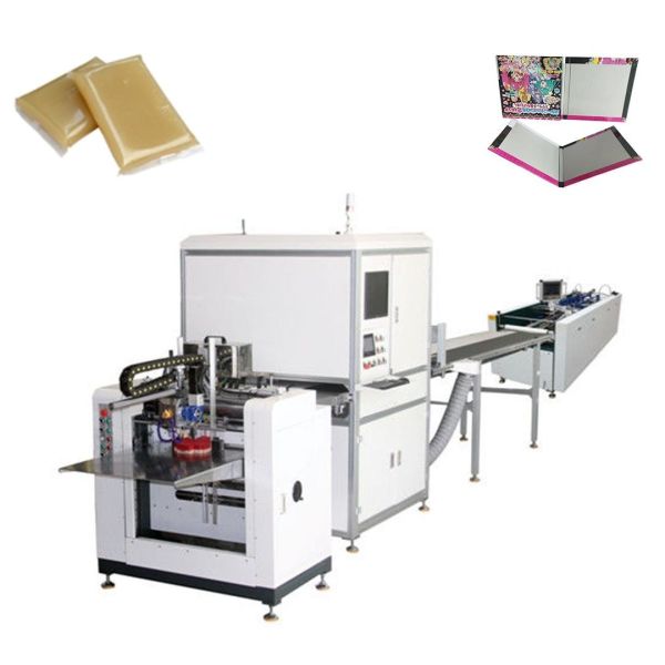 Buy Full Automatic Hard Case Making Machine / Automatic Positioning Gluing Machine at wholesale prices