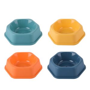 Versatile Hexagonal Pet Bowls - Ideal for Cats and Dogs