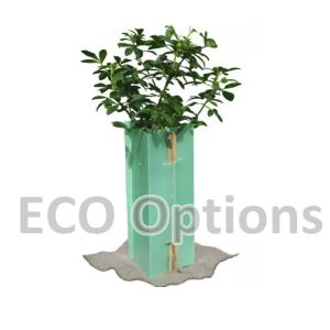 Recycling PP Corrugated Plastic Tree Guard Protect Sapling From Rodents Bites