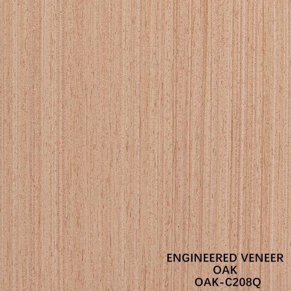 Buy American Oak Engineered Wood Veneer Quarter Slice Cut 0.5mm Thinckness For Door And Cabinet Face OAK-208Q / 373S / 1092S / 1103S / 1188C at wholesale prices