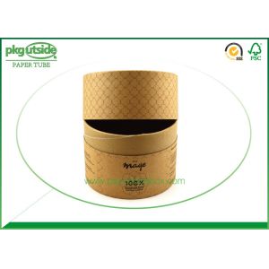 Handmade Cardboard Tube Boxes Embossing Surface Finish Damp - Proof Eco -