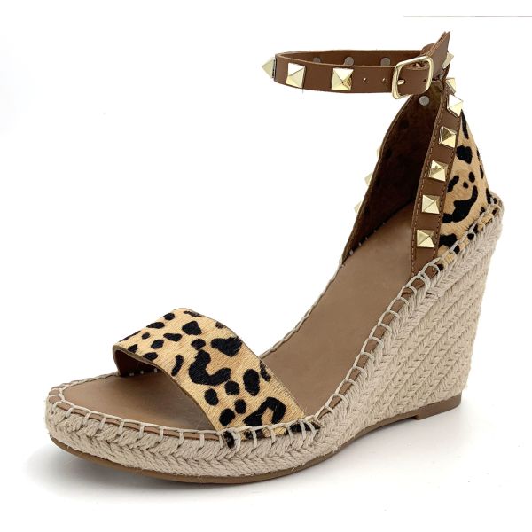 Buy Casual Canvas Espadrilles Shoes With Lace Up Closure Solid Pattern at wholesale prices