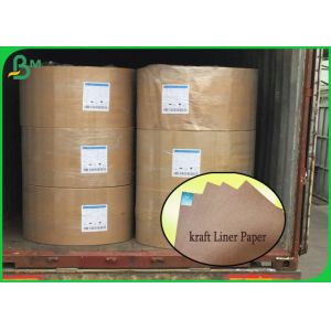 China Brown Uncoated Recycled Paperboard , Unbleached Kraft Paper 80g - 400g Thick on sale