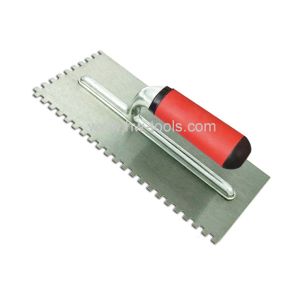 Quality carbon steel Plastering trowel with plastic handle HW02121 for sale