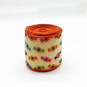 Cute Cartoon Halloween Wired Ribbon 63mm Festival Halloween Grosgrain Ribbon