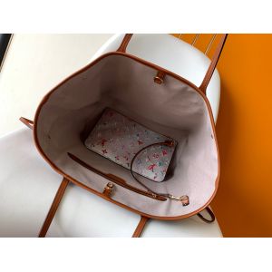 Floral Pattern Silver Louis Vuitton Large Never Full M21352