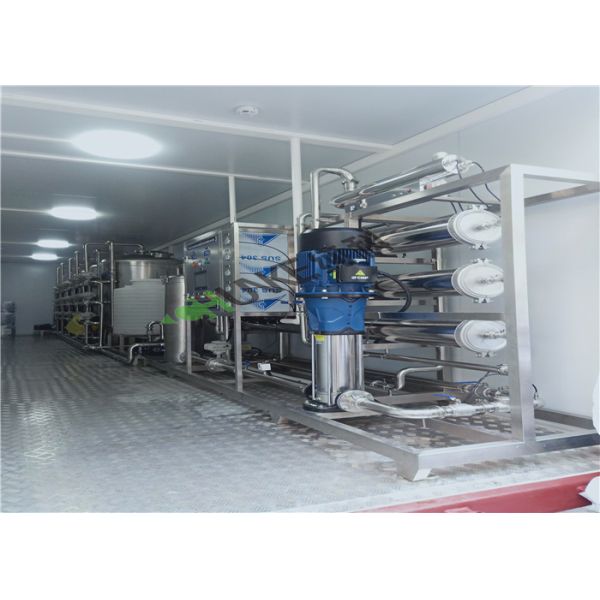 Water Treatment Plant Seawater Desalination System / Reverse Osmosis Machine