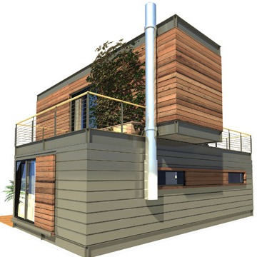 40ft 20ft Shipping Container House / Modern Shipping Container House For Office