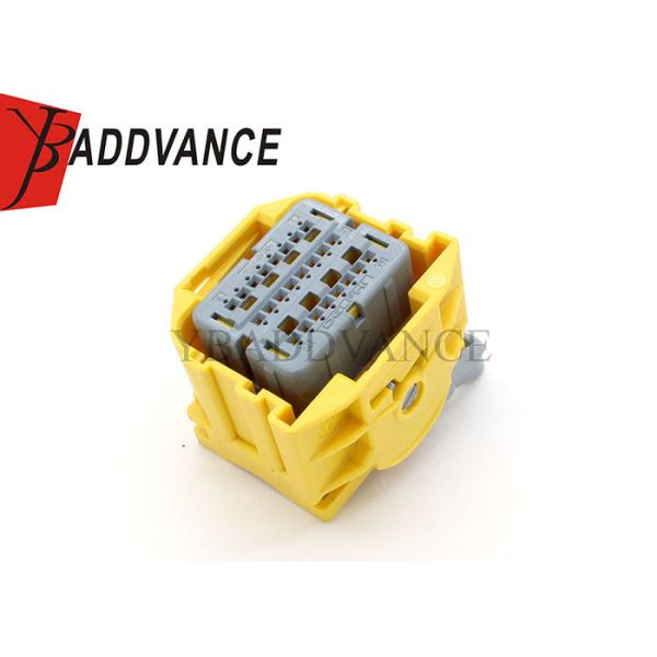 Buy 24 Pin Yellow TE Connectivity AMP Connectors With Terminals at wholesale prices