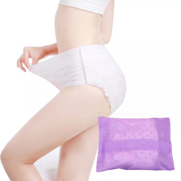 Highly OEM ODM Soft Breathable Cotton Topsheet Pants Diapers with Original Woven