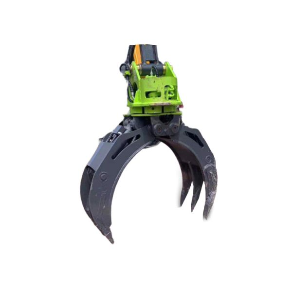 Buy Durable Q355B Material Hydraulic Excavator Wood Grapple For CAT320 at wholesale prices