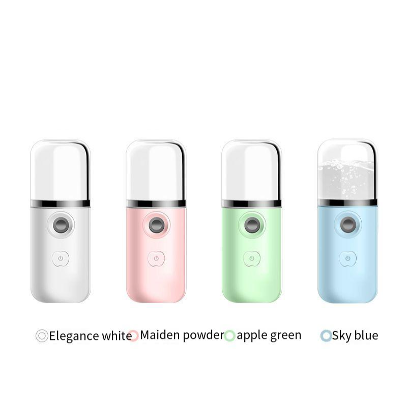 Portable Pocket Mist Steamer USB Rechargeable Nano Facial Mister Mini Face Sprayer