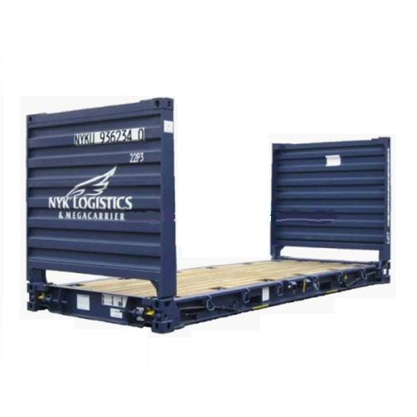 Buy Metal Used Flat Rack Containers / 8 X 20 Shipping Container For Sale at wholesale prices