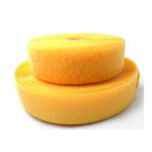 Heat Resistant Adhesive Backed Hook And Loop Tape Polyester Nylon Material
