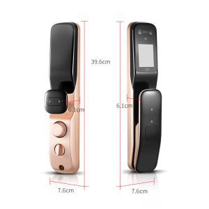 Tuya App Wifi Face Recognition Smart Fingerprint Automatic Front Door Locks
