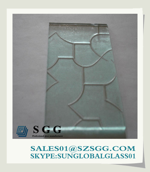 Buy frosted patterned glass 5mm at wholesale prices