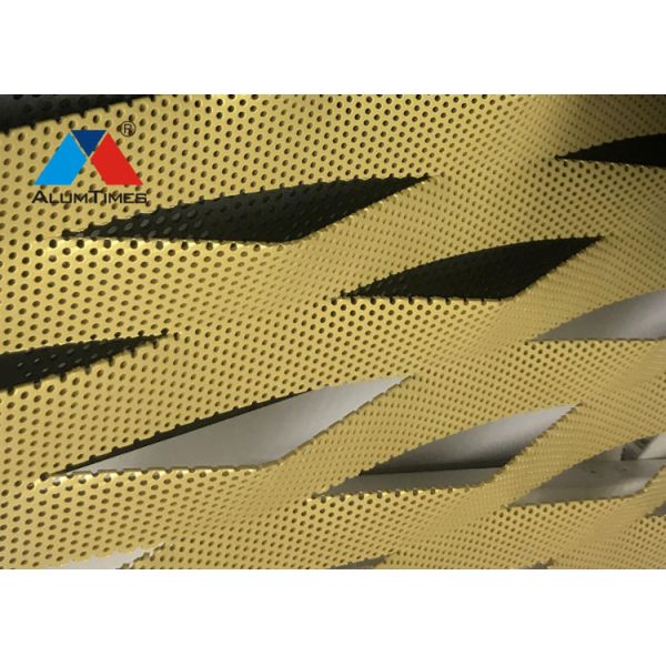 Shock Resistant Expanded Aluminum Mesh Sheet For School Hotel Restaurant