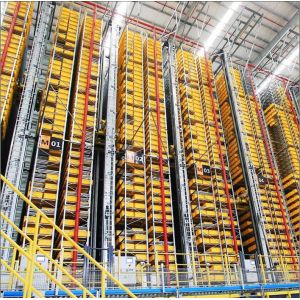 Roboticized Industrial Warehouse Racking Systems Heavy Duty ASRS System