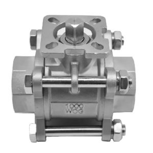 Casting 3PCS Stainless Steel 1000 Wog Ball Valve for Petrochemical Industry
