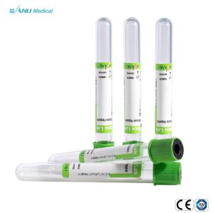 Green Cap Glass Blood Collection Tube