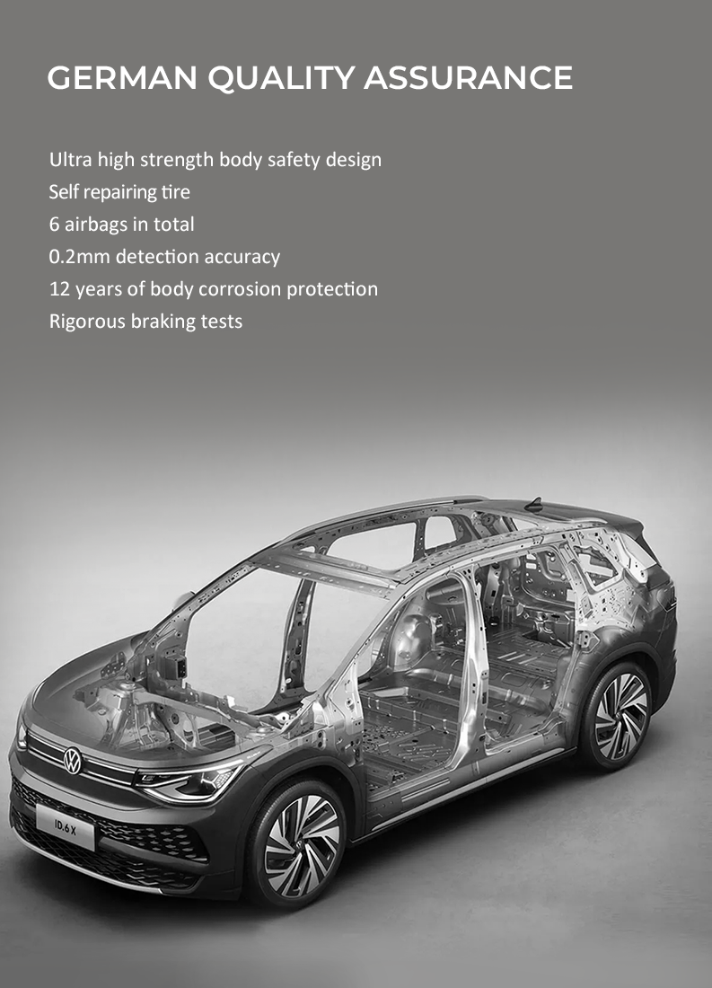 ID6 Cross VW Electric Car Sunroof Volkswagen ID 6 SUV 601KM ID.6 X EV made in China