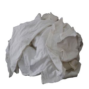 No Stain White T Shirt 100% Cotton Clothing Rags