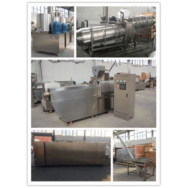 Automatic Puff Snacks Snacks Production Machines Stainless Steel Material Made
