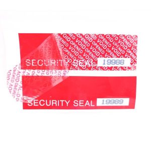Anti Counterfeit Sealing Hidden Line Tamper Evident Void Tape