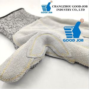 HPPE Polyethylene Puncture Resistant Cow Leather Level 5 Gloves