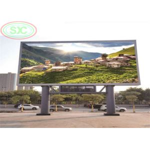 Single LED Sign P5 P6 P10 Outdoor LED Billboard For Bus Stops And Gas Stations