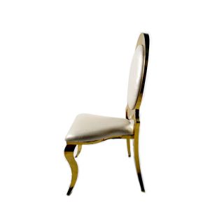 Gold Stainless Steel Wedding Banquet Chair For Restaurant Hotel
