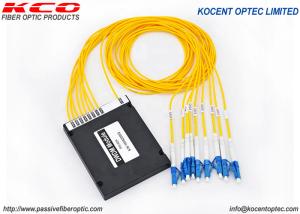 Quality Optical Fiber Mux Demux DWDM 8 Channel LC UPC ITU Channel Passive for sale