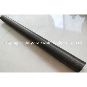 Duplex 2205 Spiral Wedge Wire Screen Pipe OD137mm Point Outside