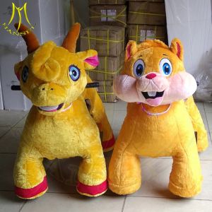 China Hansel amusement animal rides manufacturers and walking animal toy scooter with plush riding on animal scooter on sale