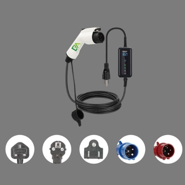 Buy Electric Car 16A  3.5KW Current Can Be Switched Portable Evse Electric Car Charger at wholesale prices