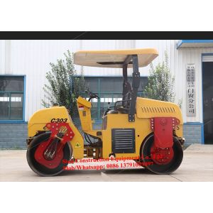 3000 x 1300x 2430mm 21Kw 3t Road Construction Roller