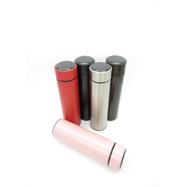 Durable Smart Vacuum Flask Powder Coated Skinny Soft Touch Surface