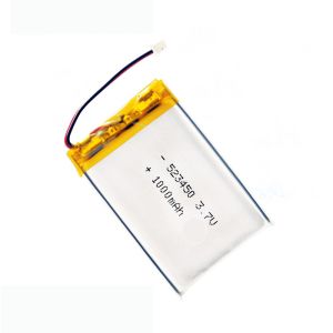 523450 3.7 V 1000mah Lithium Polymer Lipo Rechargeable Battery