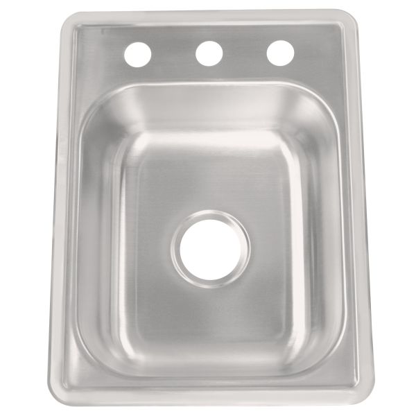 Buy Handmade Single Bowl Stainless Steel Kitchen Sink Brushed Surface Treatment at wholesale prices